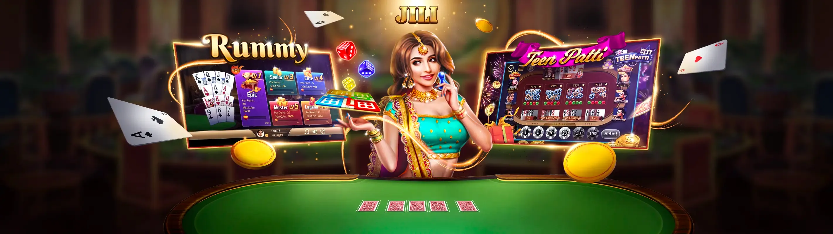 Sảnh Casino sang trọng tại HI888 Casino